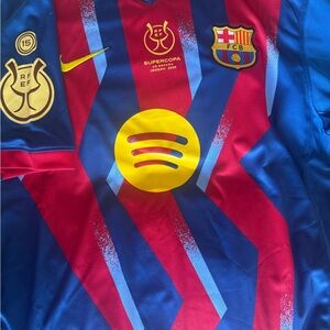 FC Barcelona Red and Blue Jersey